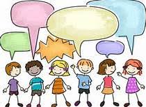 kids with speech bubbles 